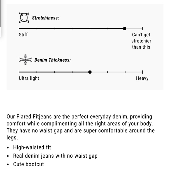 Fitjeans - Pastel Flared khaki (Like New) - Picture 4 of 11